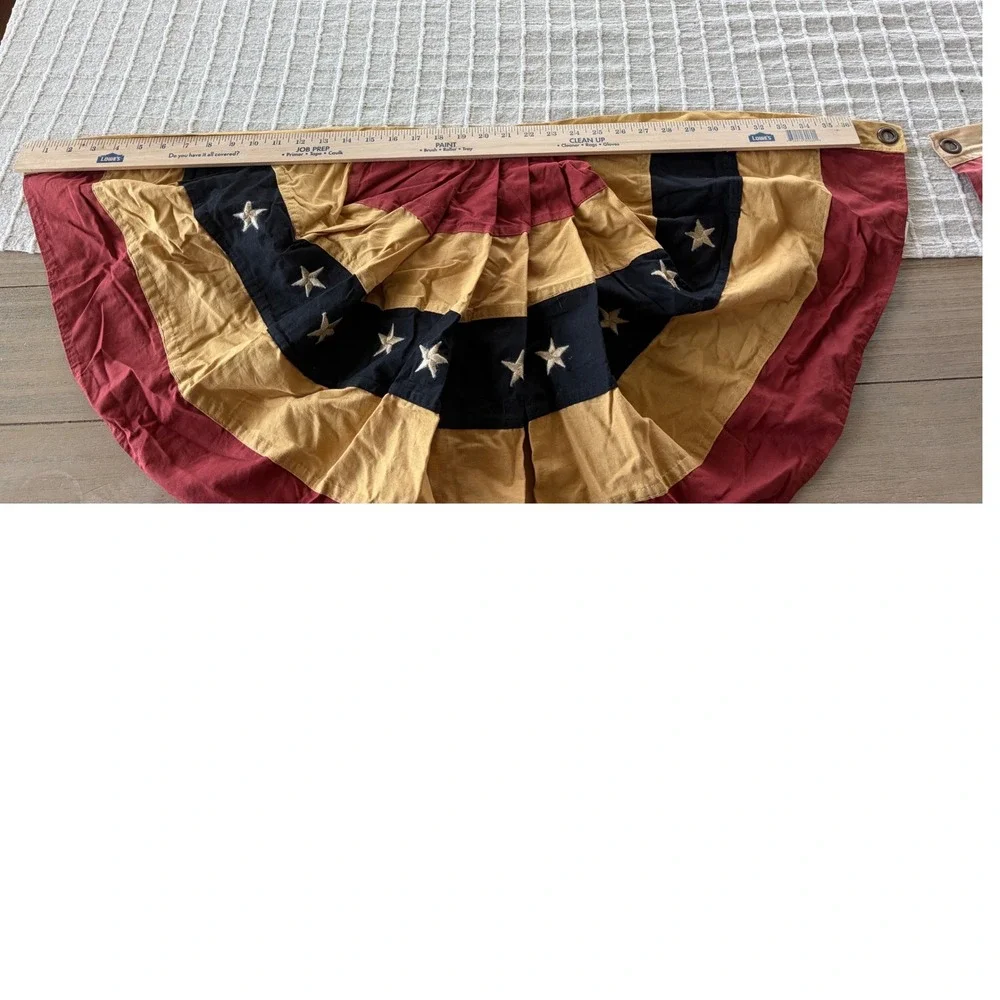 Set of 2 American flag bunting 38